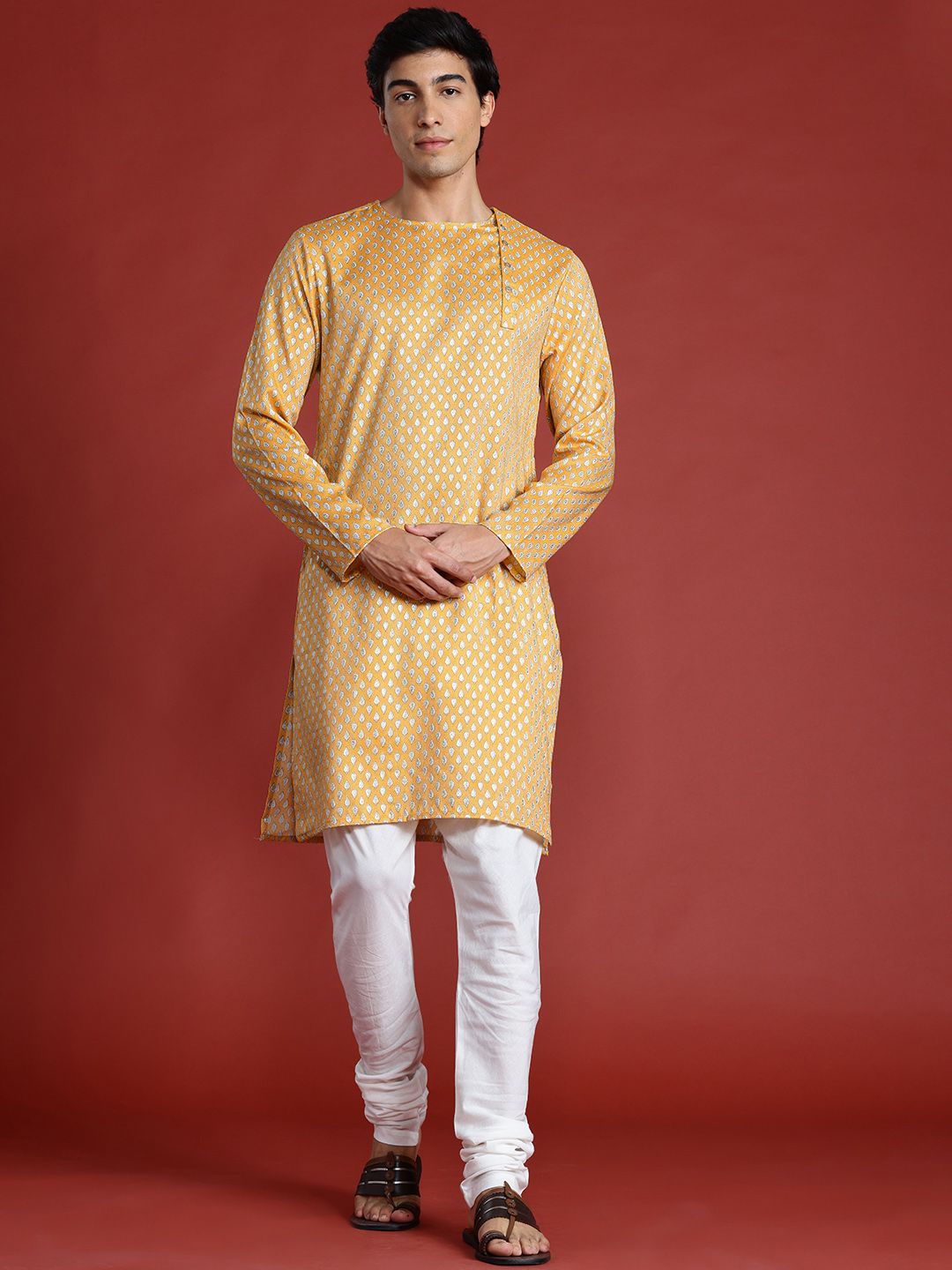Anouk Tyohaar Collection Printed Straight Kurta