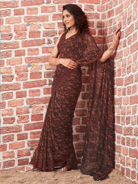 KALINI Geometric Printed Saree
