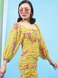 Tokyo Talkies Women Floral Printed Mini Bodycon Dress