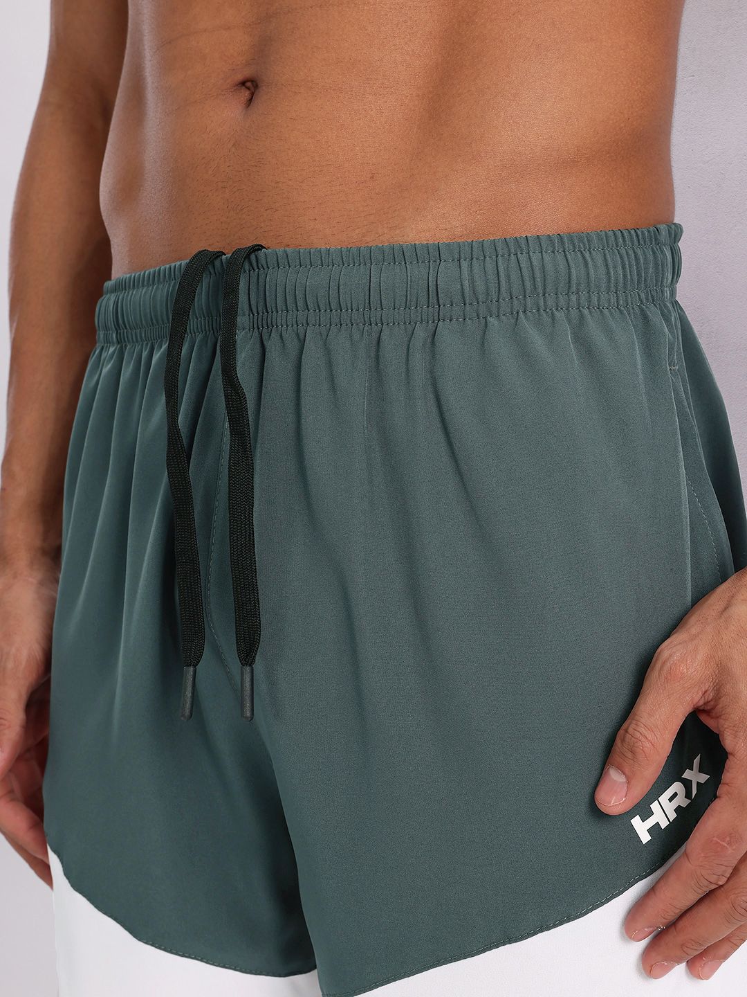 HRX by Hrithik Roshan Men Colourblocked Rapid-Dry Running Shorts