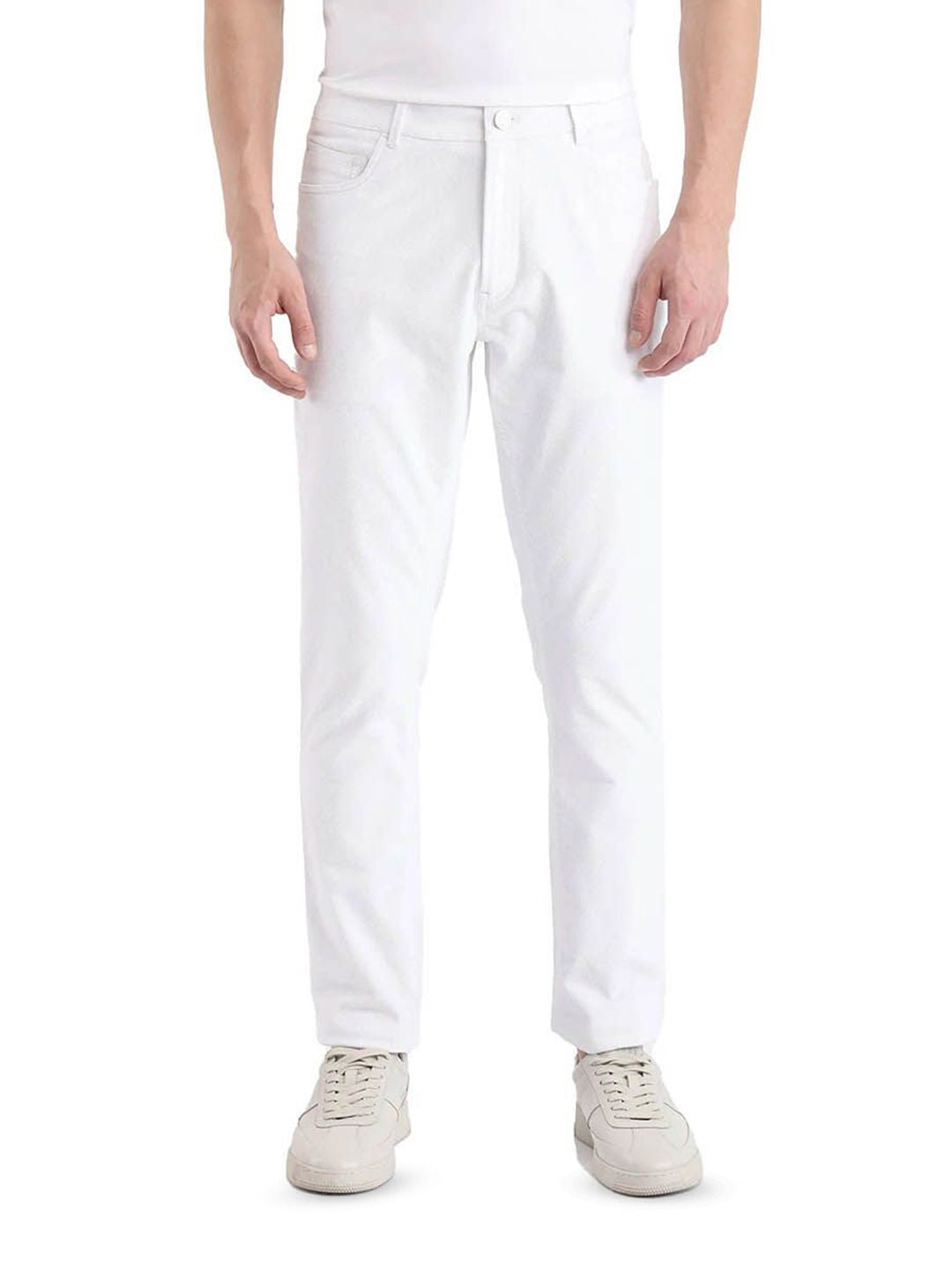 RARE RABBIT Men Tailored Mid-Rise Chinos Trousers