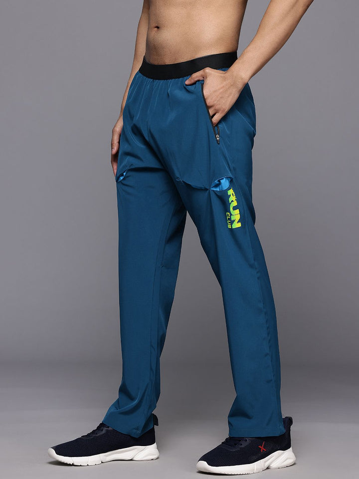 HRX by Hrithik Roshan Men Rapid-Dry Running Track Pants with Reflective Detail