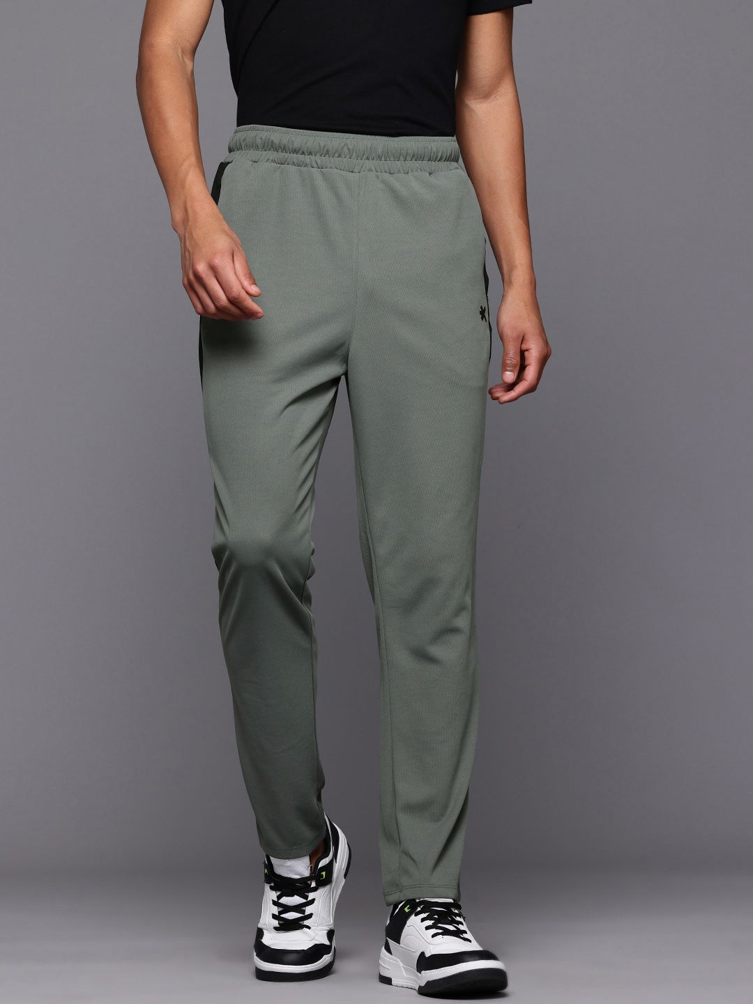 HRX by Hrithik Roshan Men Striped Cricket Track Pants