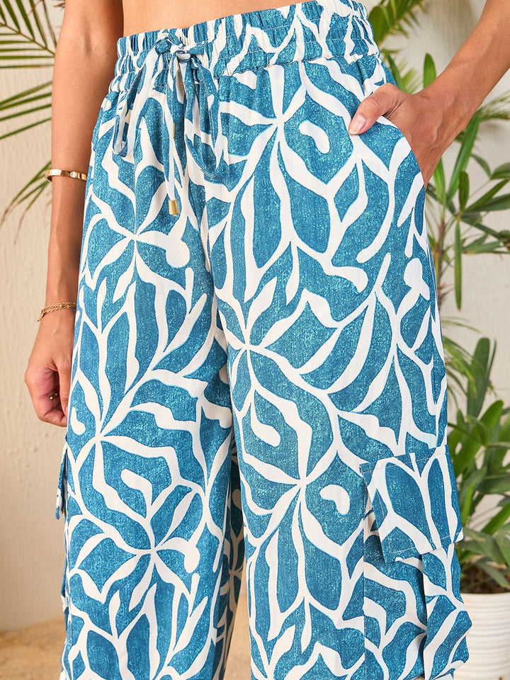 SASSAFRAS Printed Shirt With Trousers Co-Ords