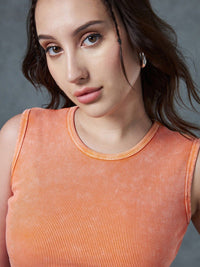 Bewakoof Tie and Dye Cotton Crop Top
