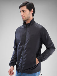 SPYKAR Men Solid Mock Collar Sporty Jacket