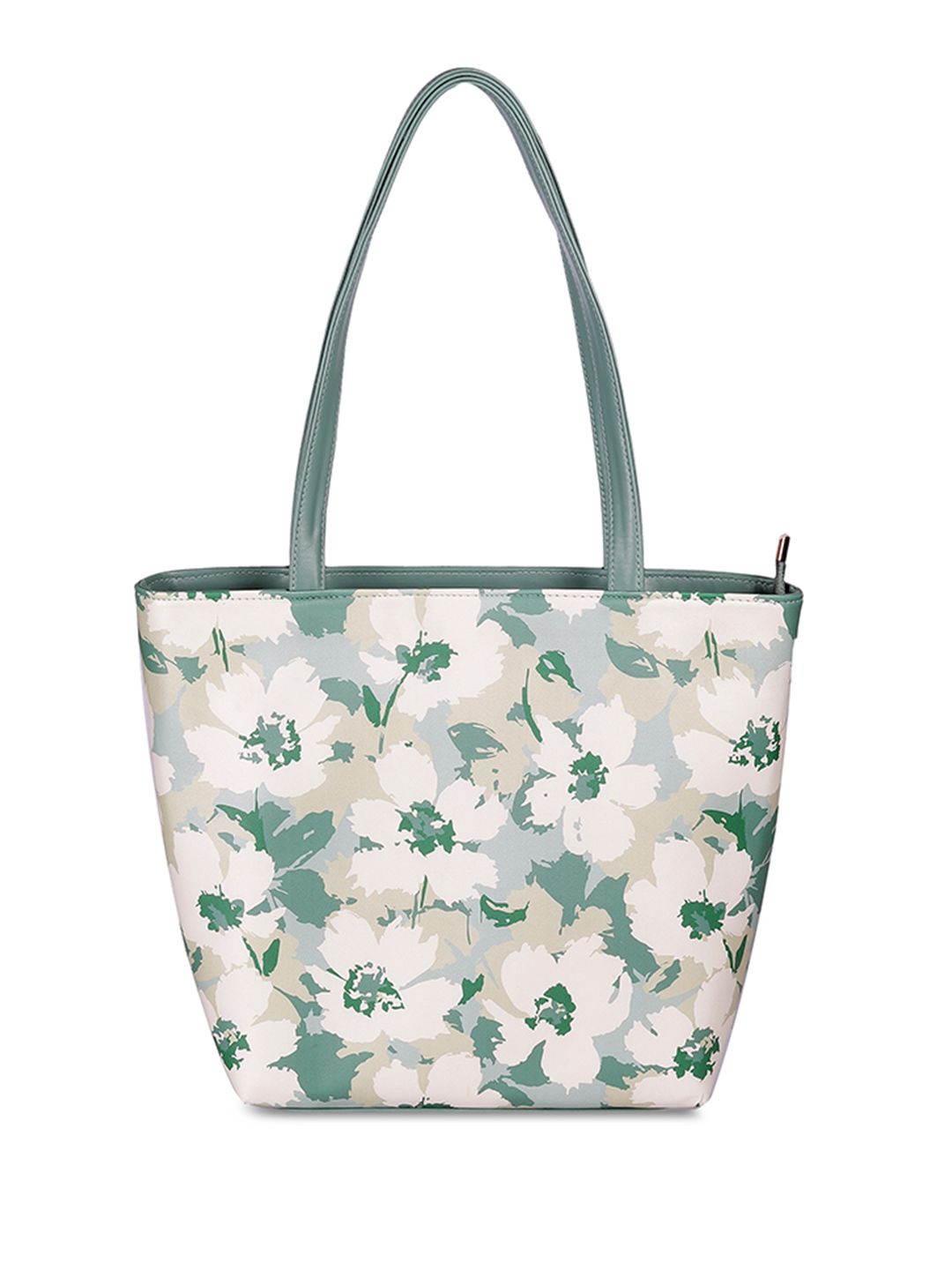 Mochi Women Floral Printed Oversized Structured Tote Bag