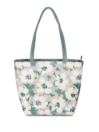 Mochi Women Floral Printed Oversized Structured Tote Bag