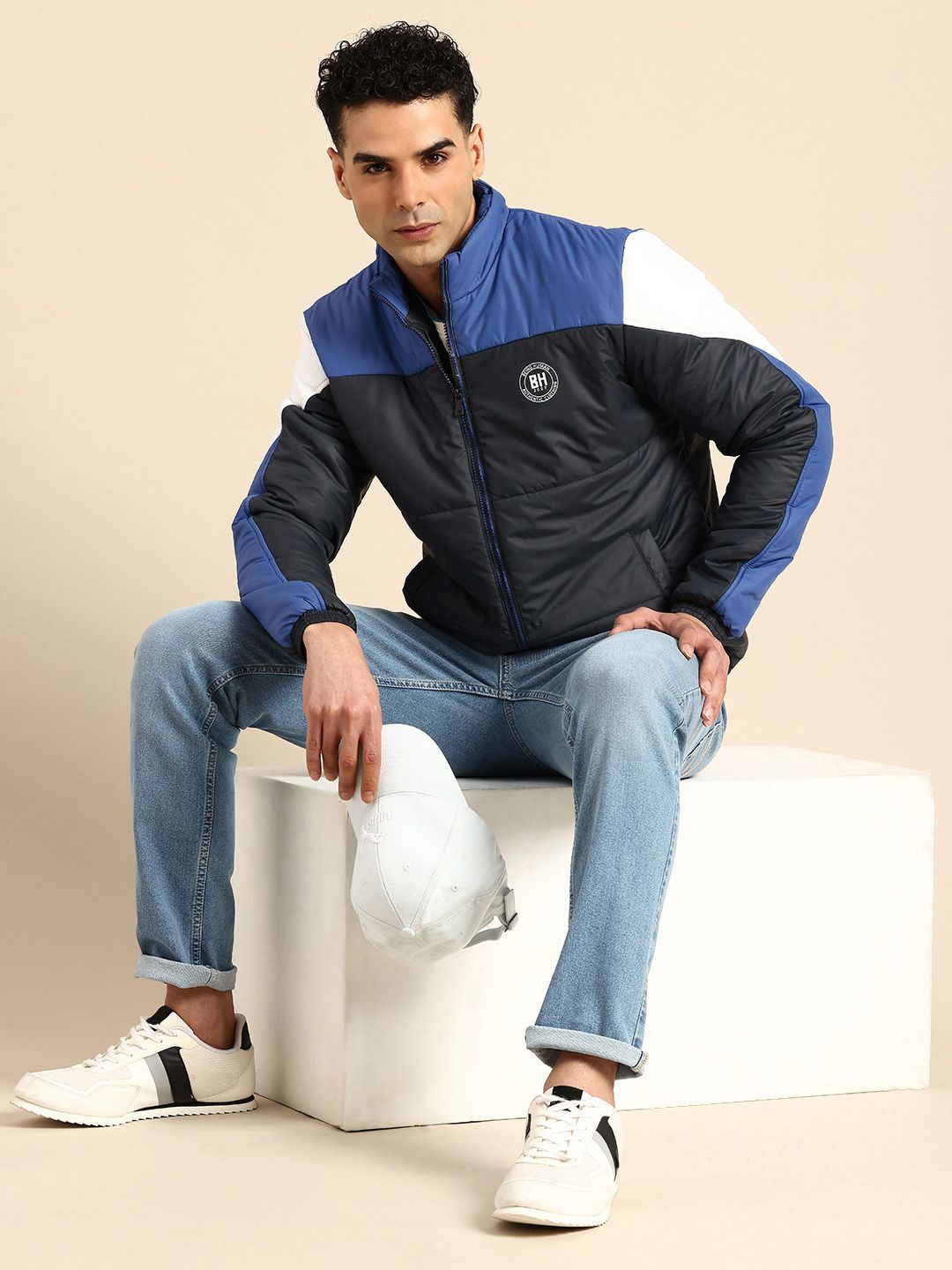 Being Human Colourblocked Padded Jacket
