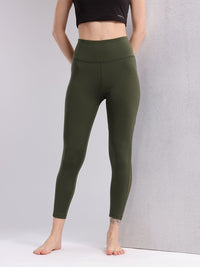 HRX by Hrithik Roshan Women Mesh Detail Rapid-Dry Yoga Tights
