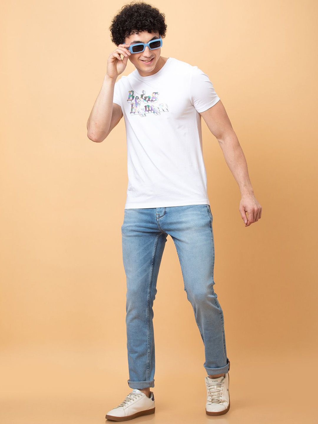 Being Human Men Straight Fit Heavy Fade Jeans