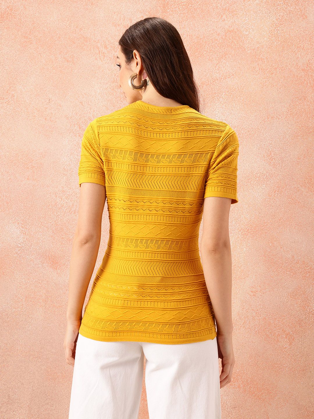 all about you Open Knit Top