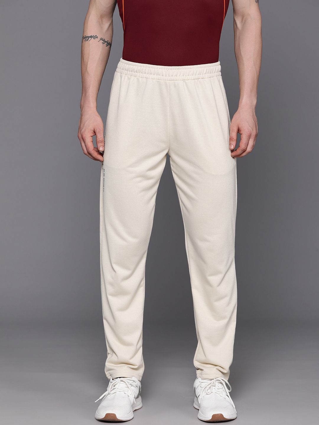 HRX by Hrithik Roshan Men Lifestyle Track Pants With Placement Typography