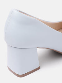 Lino Perros Embellished Detail Block Heels Pumps