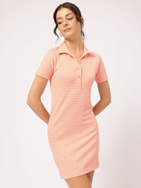 DressBerry Sporty Chic Striped T-shirt Dress