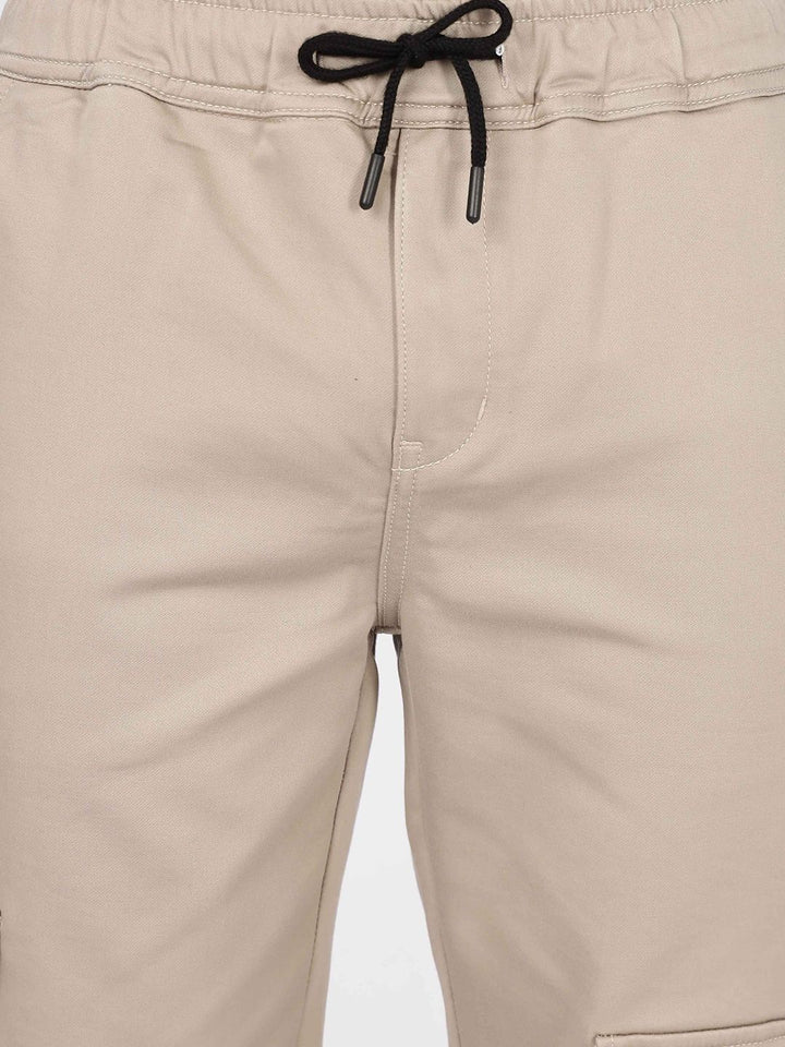 Eszett Lelaki Lelaki Regular Fit Cotton Cargo Joggers