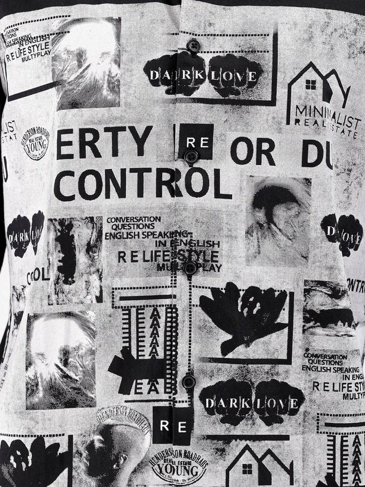 The Indian Garage Co Slim Fit Long Sleeves Cotton Opaque Printed Casual Shirt