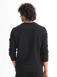 RARE RABBIT Men Marcia Typography Printed Sweatshirt