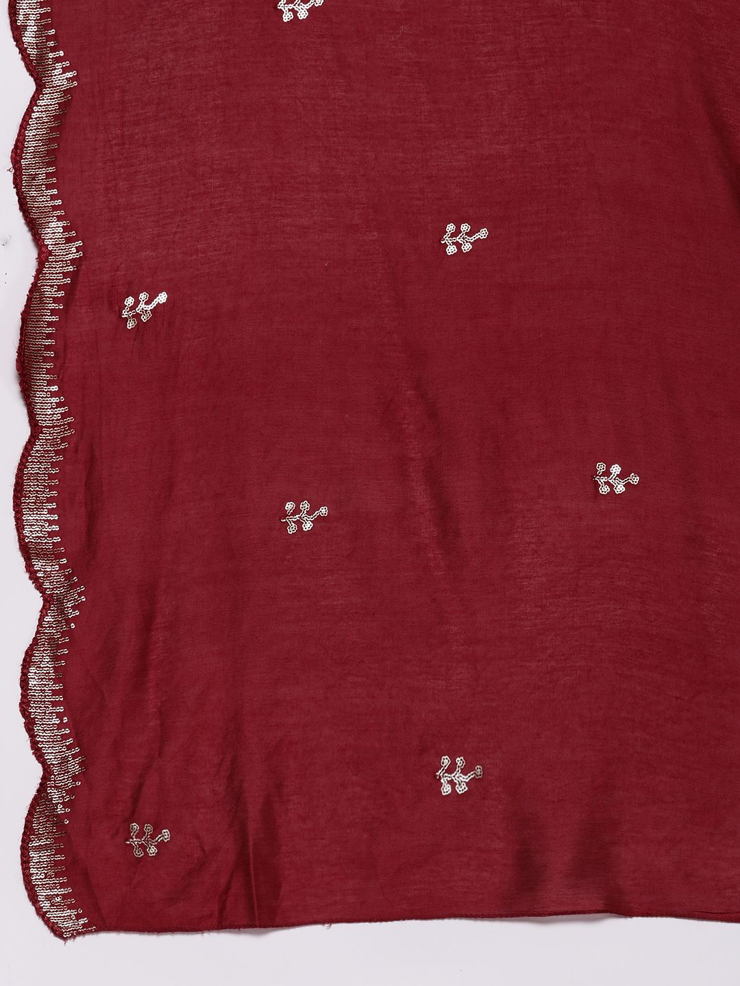 Libas Floral Embroidered Kurta with Trousers & With Dupatta
