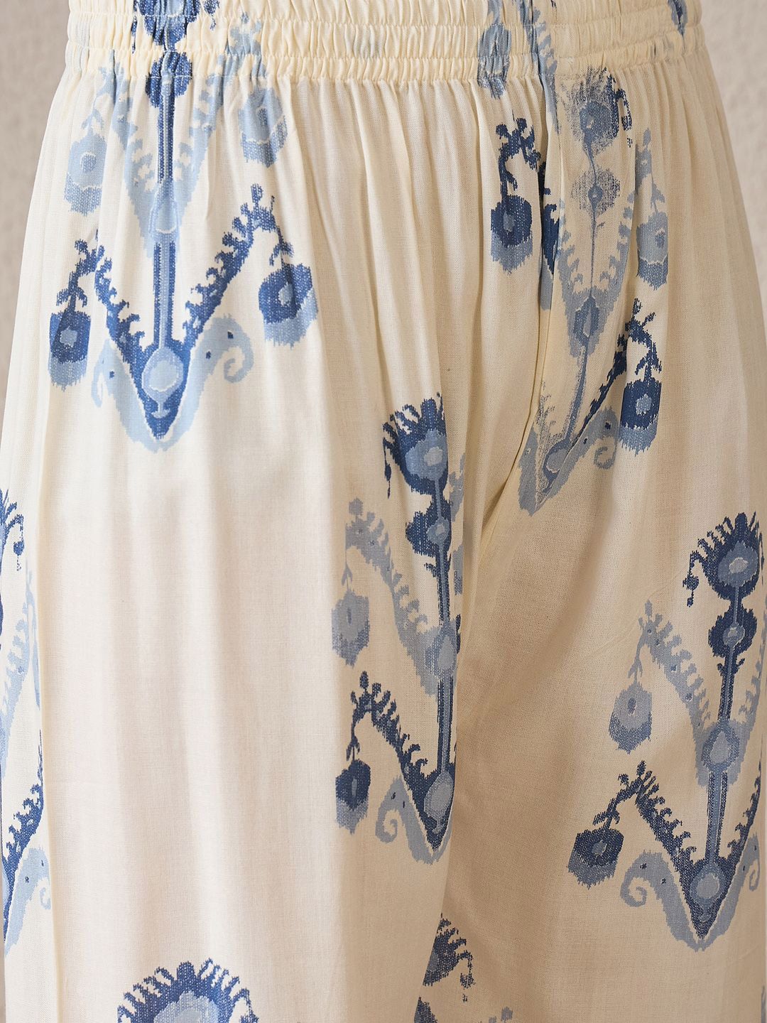 Indo Era Women Printed Regular Kurta with Trousers