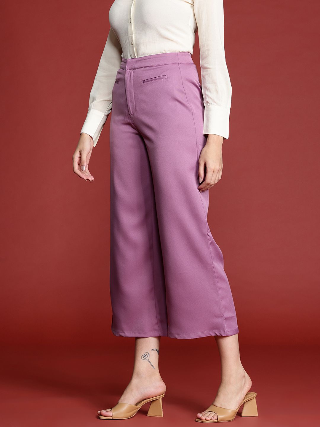 all about you Women High-Rise Trousers