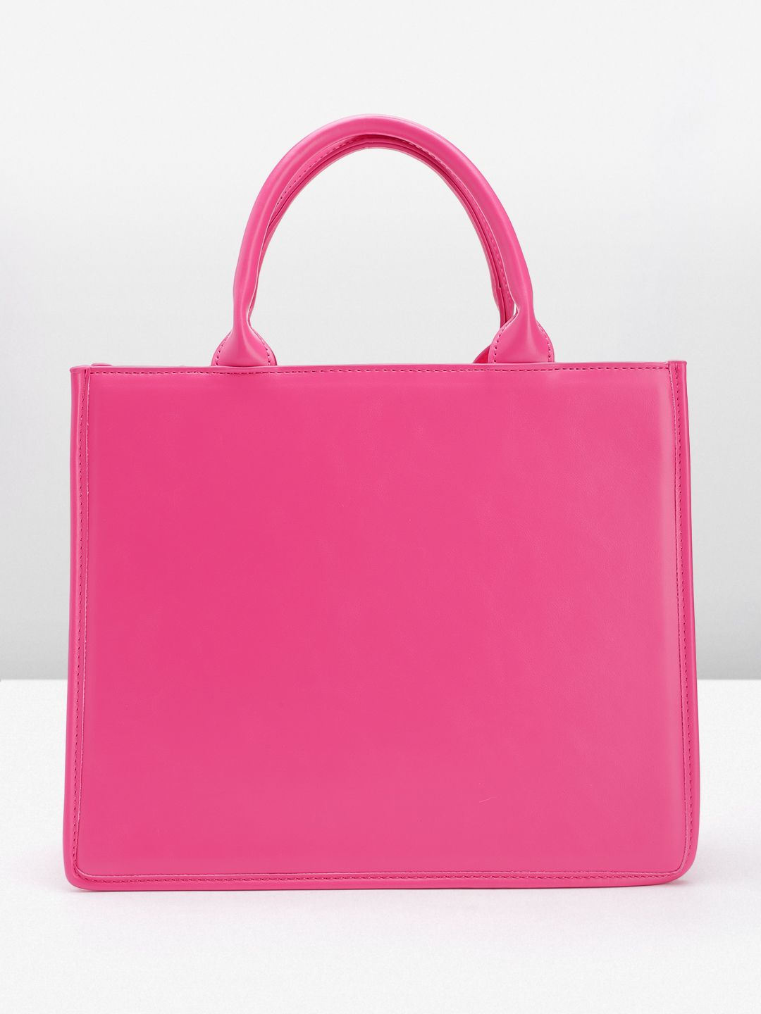 Lino Perros Floral Printed Structured Handheld Bag