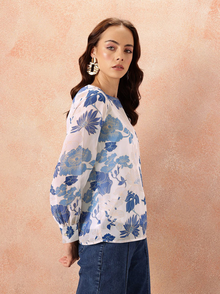 all about you Printed Floral Top