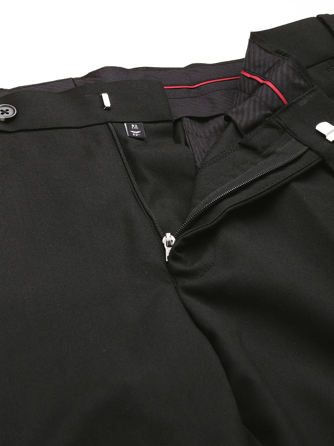 Park Avenue Men Hudson Tailored Slim Fit Formal Trousers