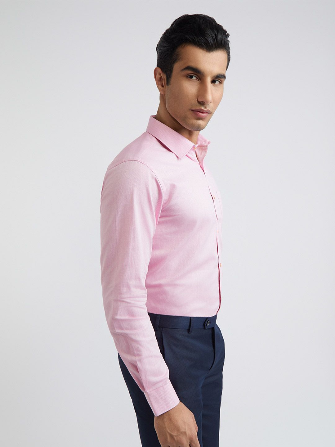 Raymond Pure Cotton Slim Fit Opaque Formal Shirt