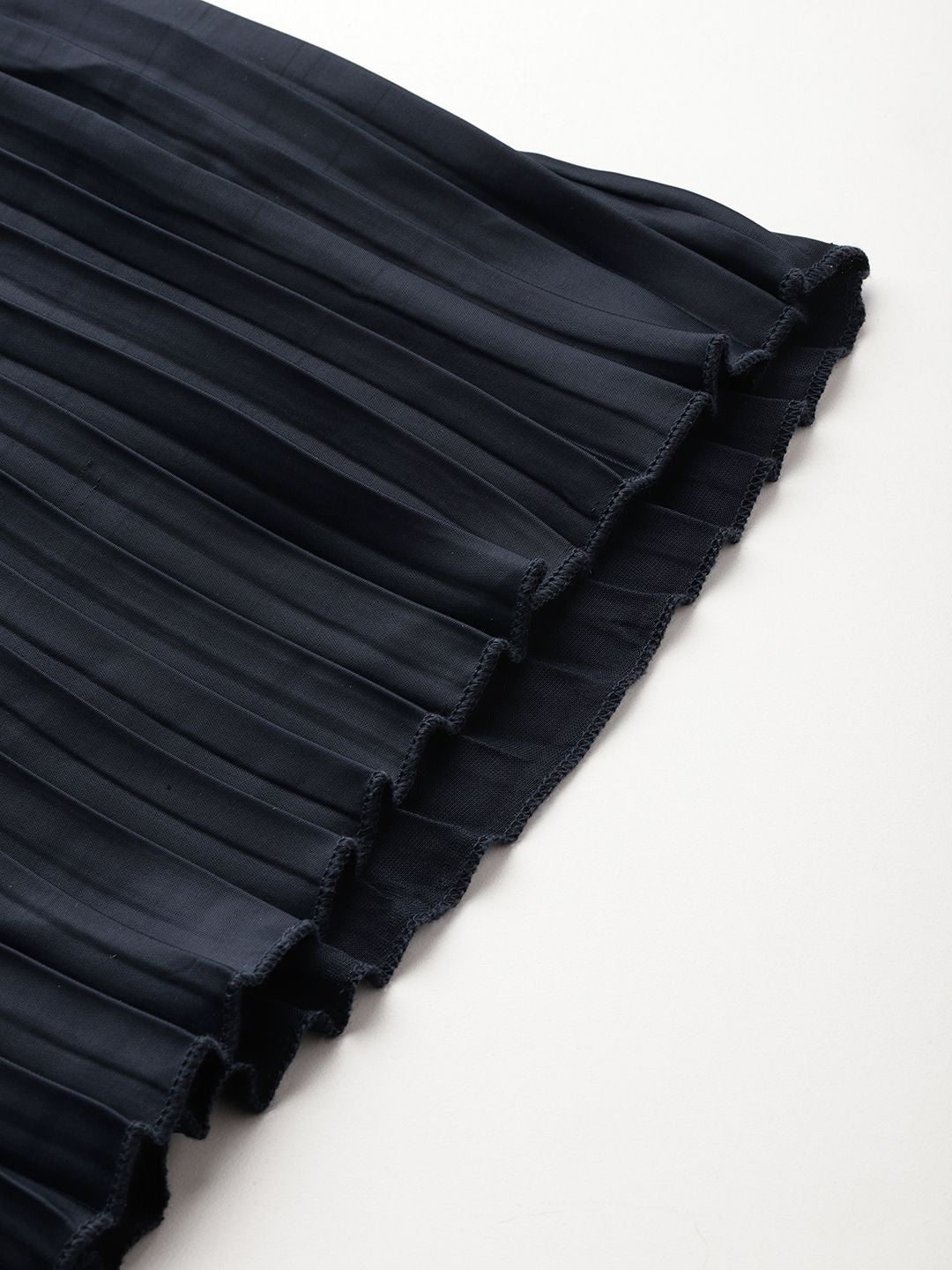 all about you Women Accordion Pleats High Waist Midi Skirt