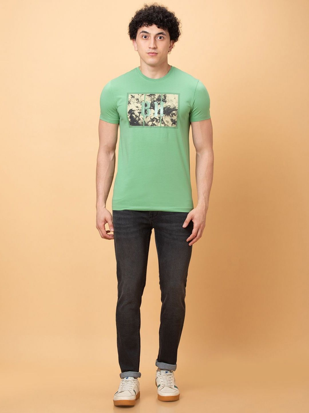 Being Human Men Printed Pockets T-shirt