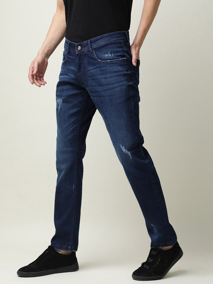 RARE RABBIT Men Reno Slim Fit Cotton Jeans