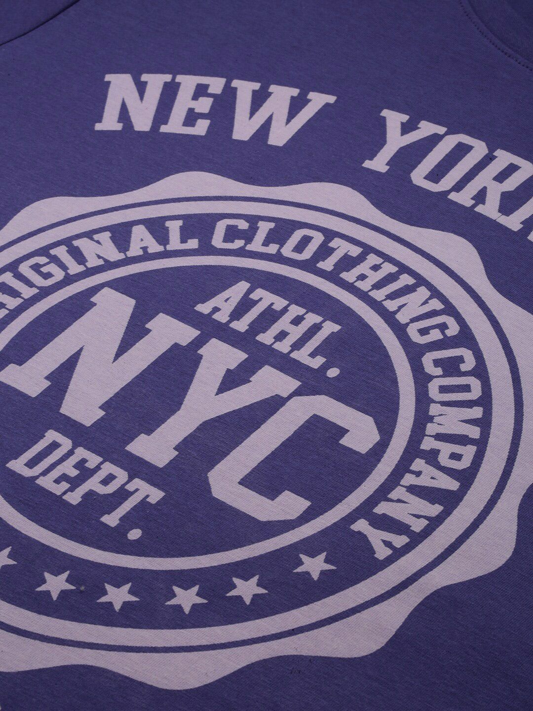 DILLINGER Typography Printed Round Neck Pure Cotton T-shirt