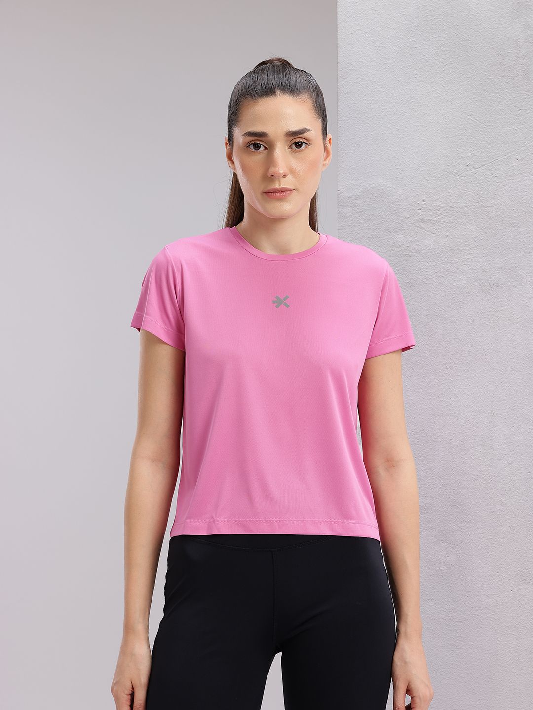 HRX by Hrithik Roshan Slit Hem Rapid-Dry Running T-shirt