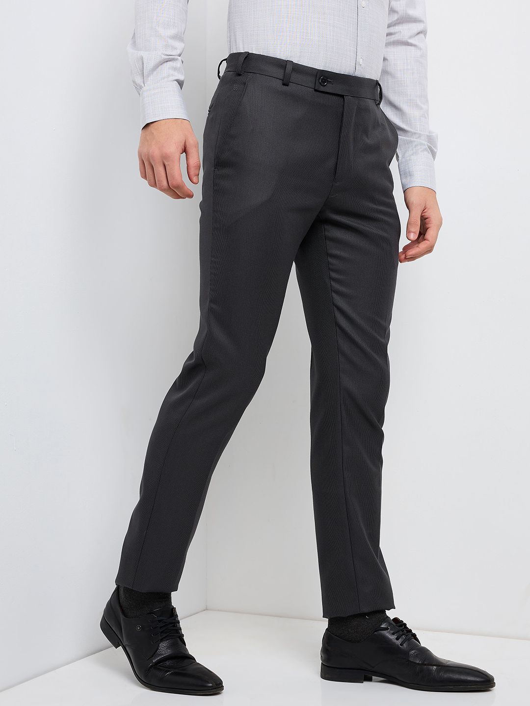 Raymond Men Slim Fit Formal Trousers