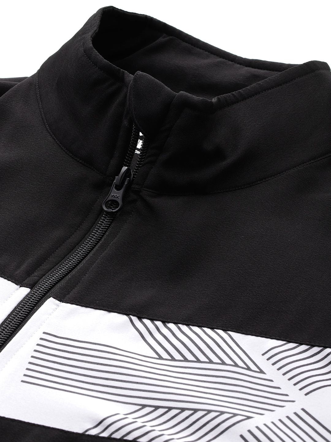 Hrx oleh Hrithik Roshan Colourblocked Logo Brand Dicetak Rapid-Dry Running Tracksuit