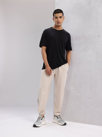 HRX by Hrithik Roshan Men Side Striped Mid-Rise Relaxed Fit Lifestyle Joggers