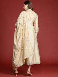 all about you Midi Fit & Flare Ethnic Dress with Dupatta