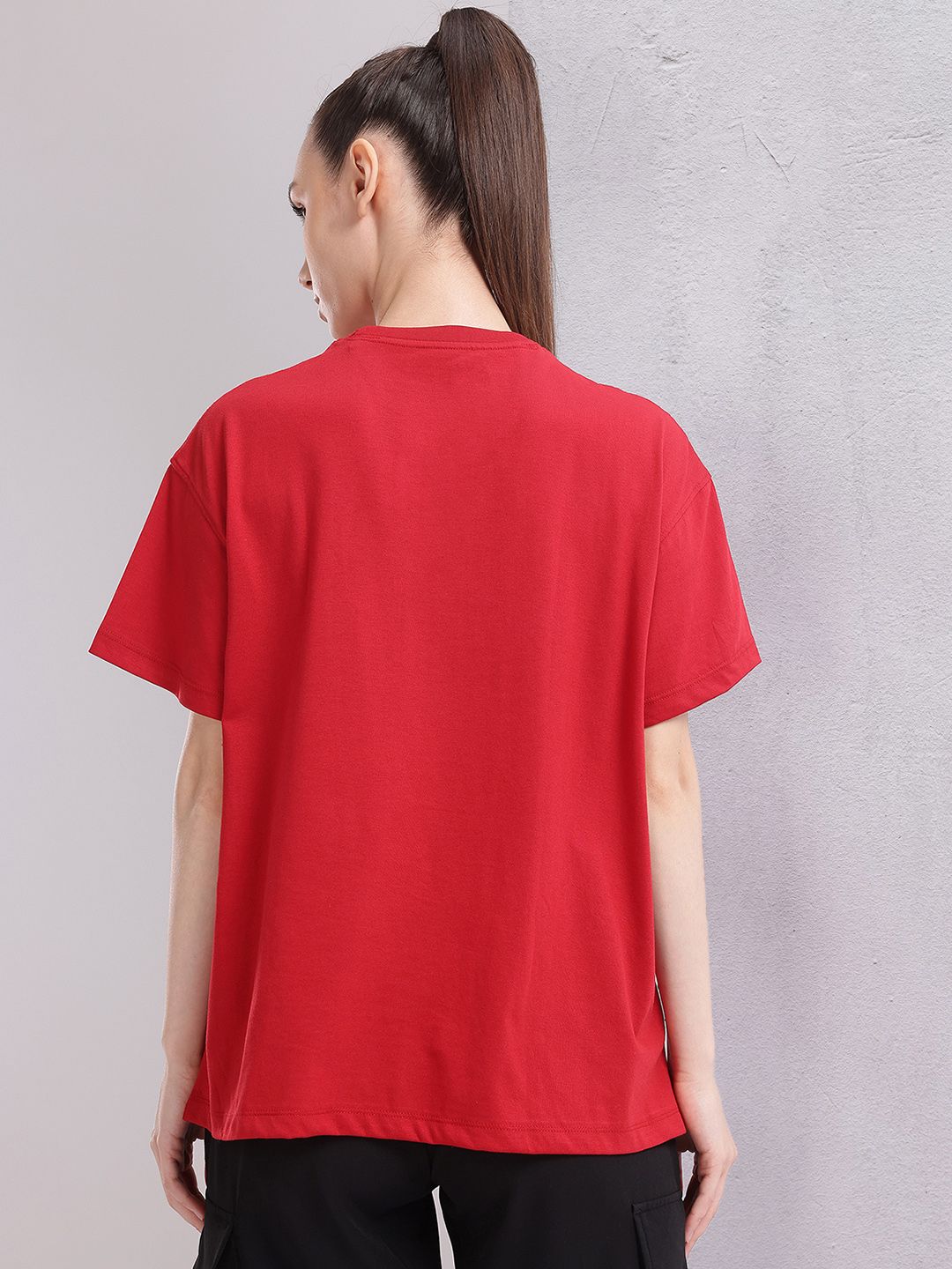 HRX by Hrithik Roshan Women Printed Relaxed Fit T-shirt