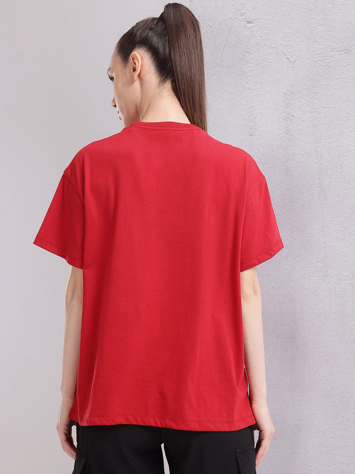 HRX by Hrithik Roshan Women Printed Relaxed Fit T-shirt