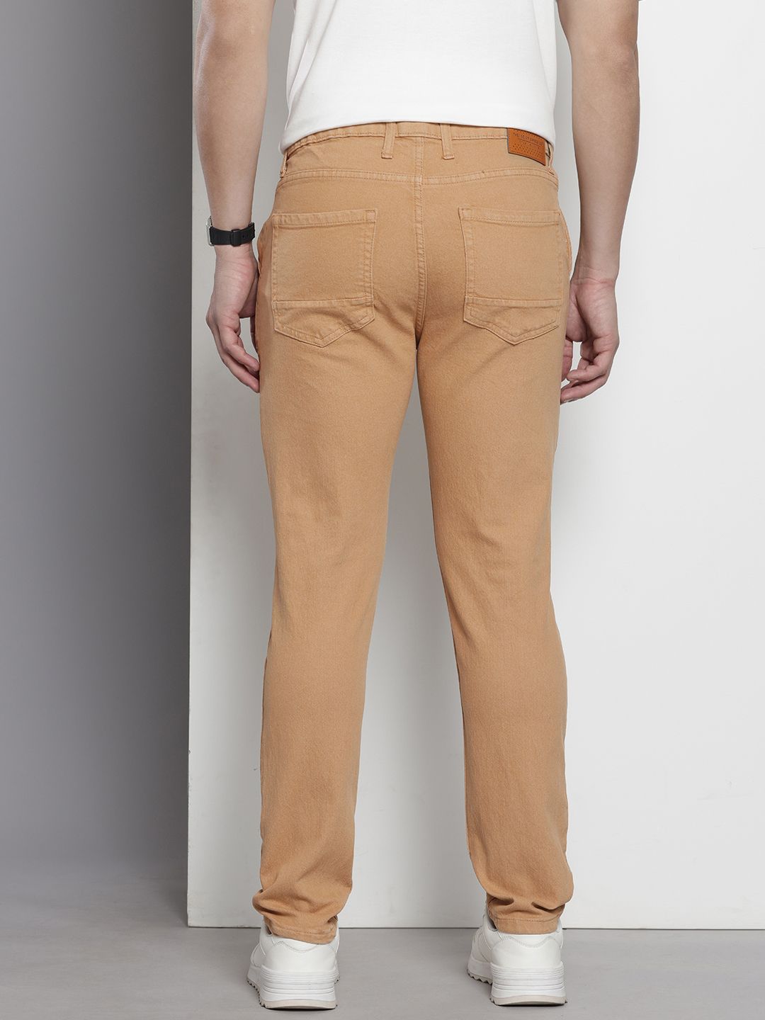 The Indian Garage Co Men Slim Fit Solid Jeans