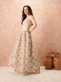 all about you Printed Ready to Wear Lehenga Set With Dupatta