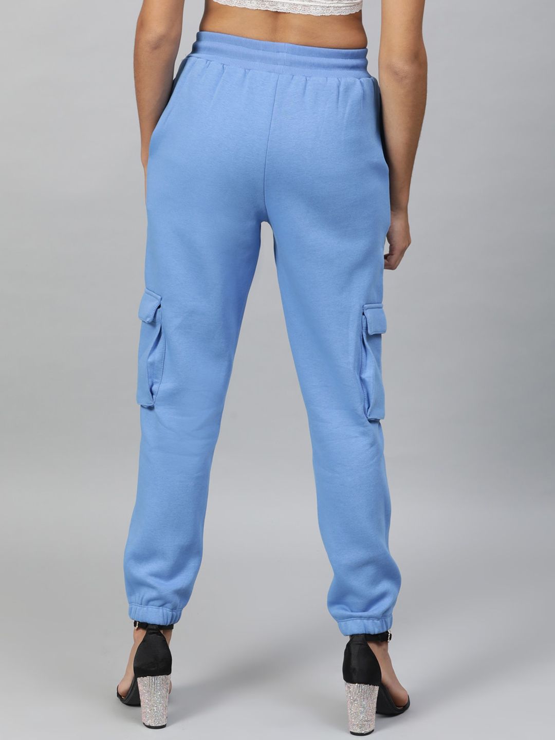 STREET 9 Women Blue Regular Fit Solid Joggers