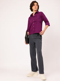 DressBerry Tether Tale Striped Texture Shirt