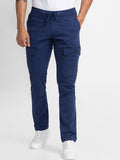 SPYKAR Men Blue Slim Fit Cargos Trousers