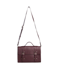 Berrylush Women Maroon Laptop Bag