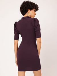 DressBerry Classic Workplace Edit Ruched Formal Bodycon Mini Dress