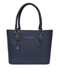 Lino Perros Navy Blue Solid Shoulder Bag