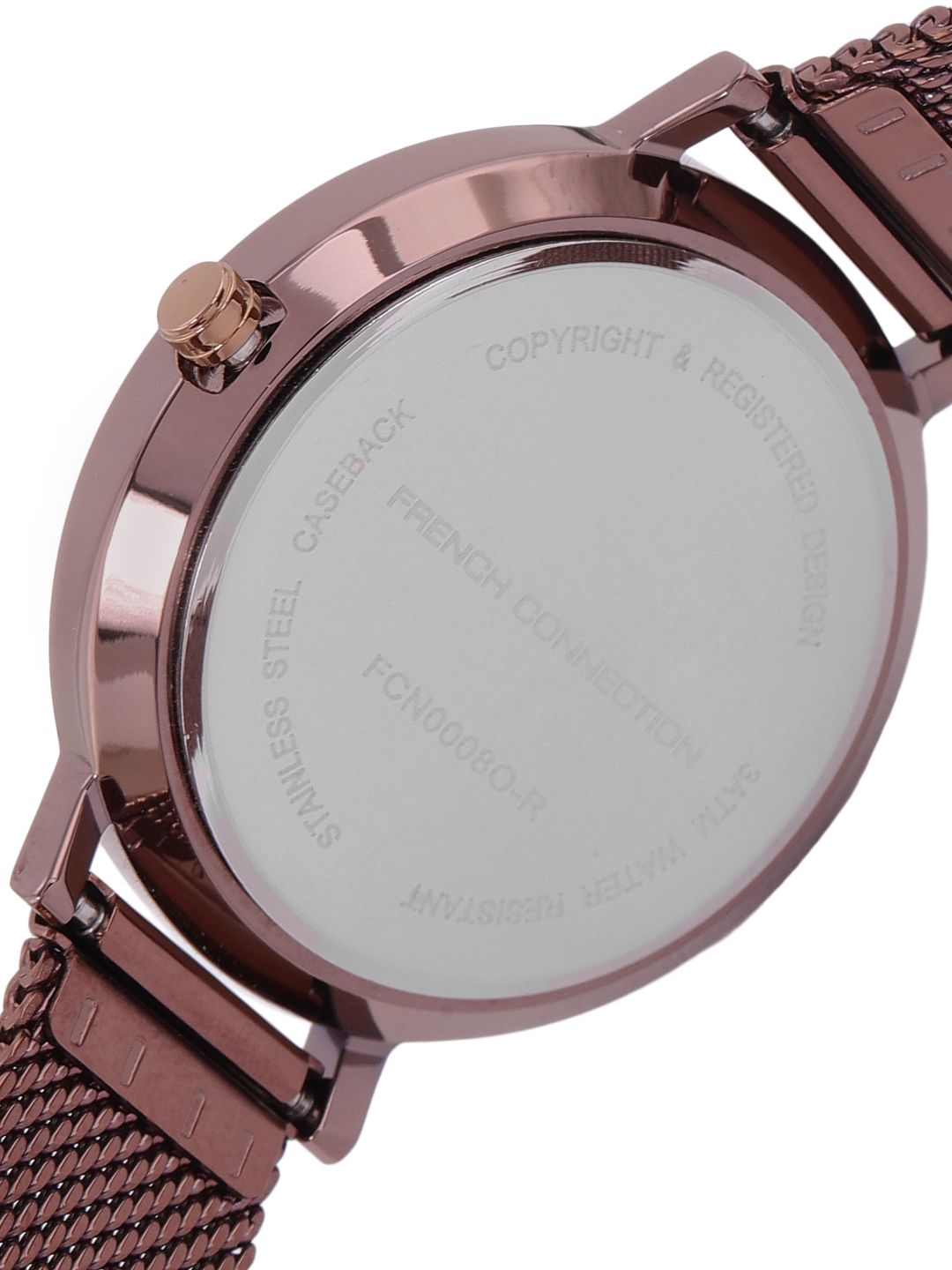 Sambungan Perancis Wanita Magenta & Pink Analogue Watch FCN0008O-R