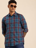 Being Human Pure Cotton Slim Fit Checked Casual Shirt